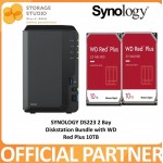SYNOLOGY 2-Bay Diskstation DS223 Bundle with WD Red Plus 2 x 10TB